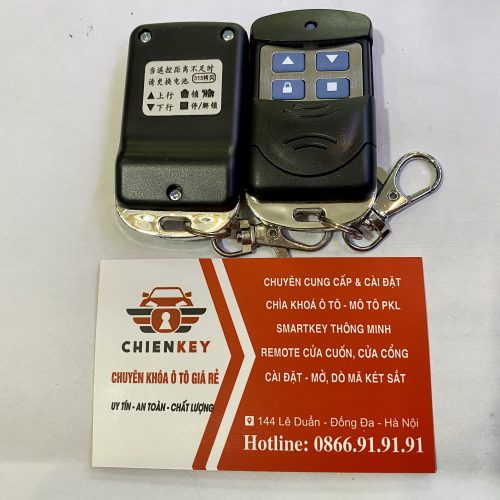 Điều khiển cửa cuốn tự học sóng 315MHz