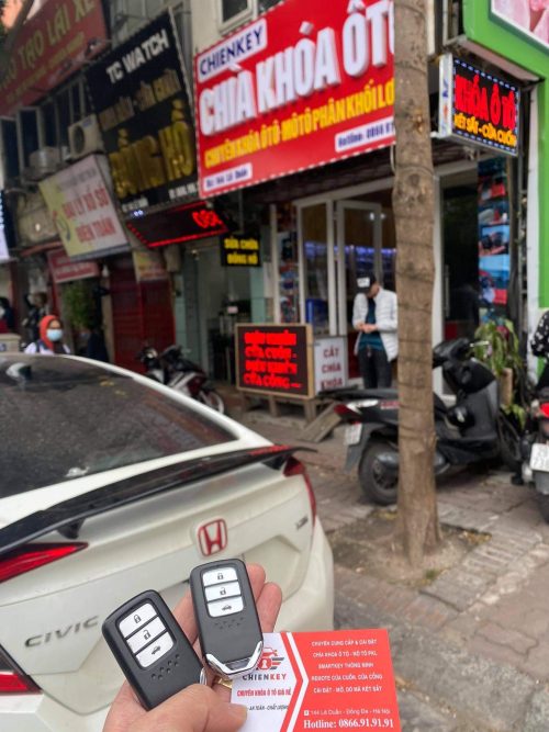 chìa khóa thông minh xe honda civic1