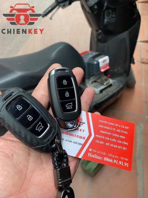 Chìa Khóa Smartkey Hyundai Santafe - Hình ảnh 2