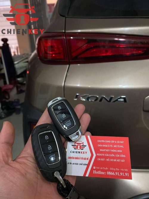 Chìa Khóa Smartkey Hyundai Kona - Hình ảnh 4