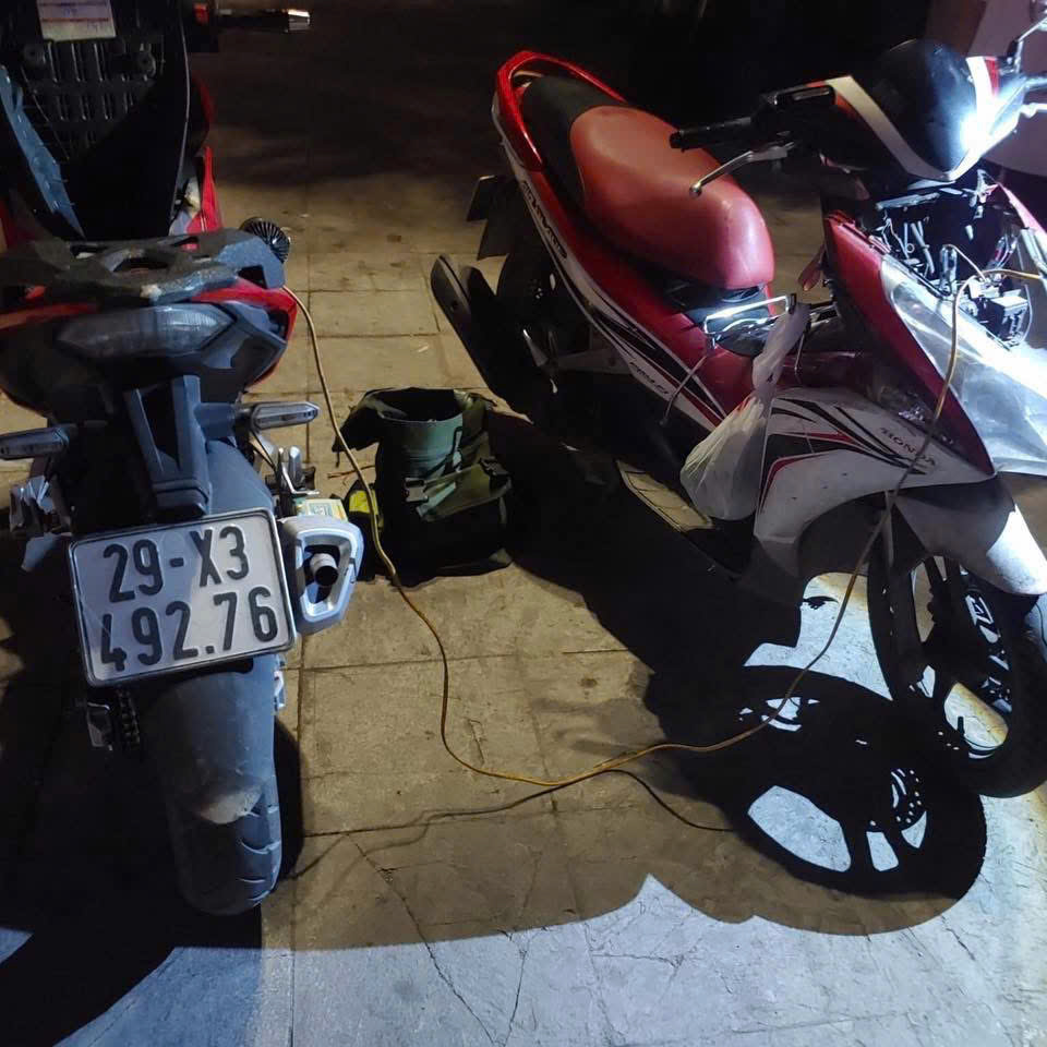 xử lý xe tay ga hết bình
